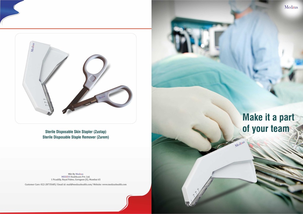Skin Stapler & Staple Remover Medzus Healthcare Pvt. Ltd.